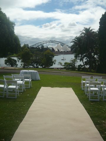 Eucalyptus Lawn Botanic Gardens Sydney Wedding